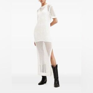All Saints Paloma Open Stitch Maxi Dress